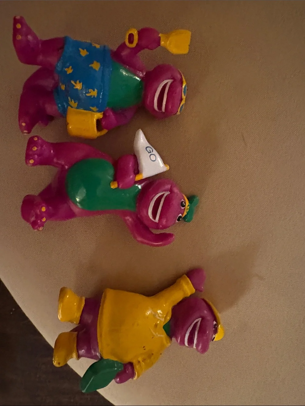 Vintage Barney The Purple Dinosaur Cake Toppers